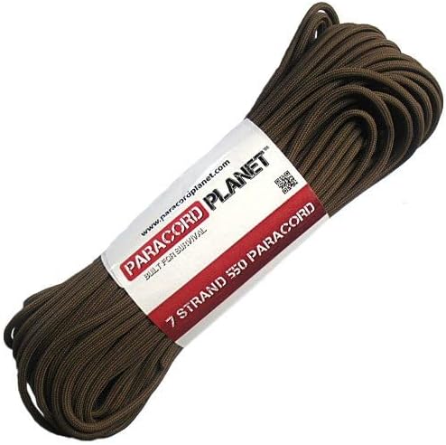 Paracord Planet Mil-Spec Commercial Grade 550lb Type III Nylon Paracord Solid Colors
