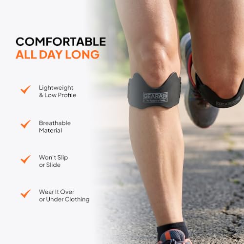 Adjustable Patellar Tendon Support Strap One Size for Knee Pain Relief