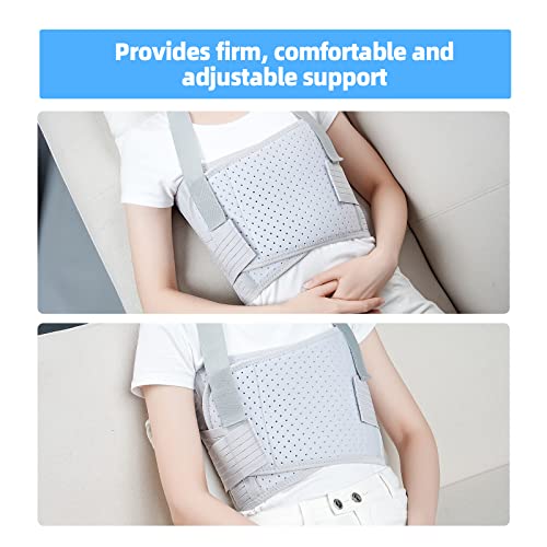 Solmyr Rib Injury Belt Chest Binder XX-Large Support for Rib & Sternum Injuries