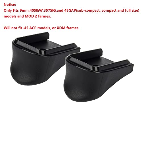 2 Pack Gun Extensions for Springfield XD Series 9mm .40 S&W 357SIG