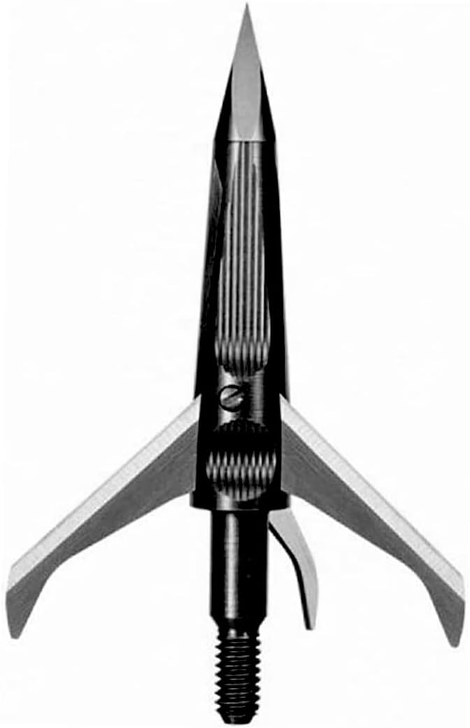New Archery Products Spitfire 3-Blade Durable Precise Front-Deploying Archery Bowhunting Mechanical Broadhead - 3 & 4 Pack
