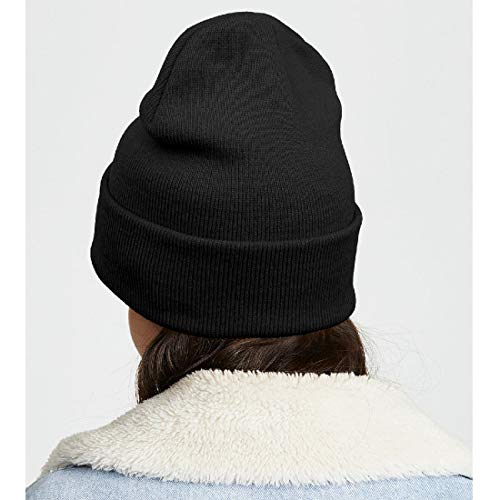 Cool Beanie Black Beanies Cozy Knit Beanie for Men Women