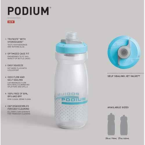 CamelBak Podium Bike Water Bottle 24oz, Black