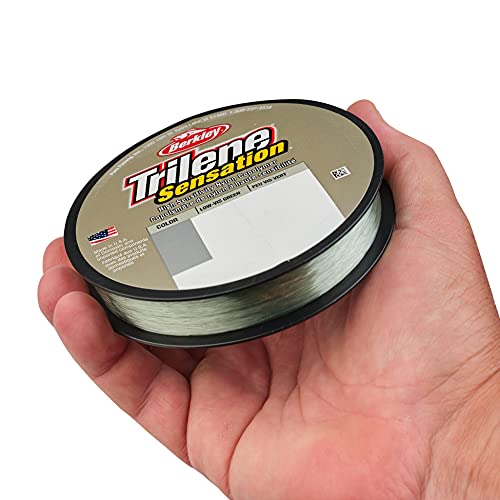 Low-Vis Green Monofilament Fishing Line - 8lb / 3.6kg, 0.010in | Berkley Trilene Sensation