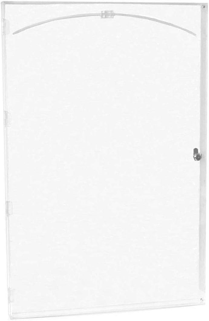XX Large Football/Hockey Uniform Jersey Display Case Frame, UV Protection Ultra Clear, Locks (Black Finish)