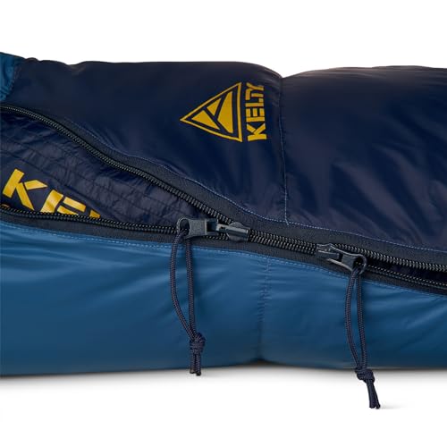 Kelty Cosmic 20 Down Mummy Sleeping Bag for Backpacking, Campers, 550 Fill Power, Recycled Fabrics with PFAS-Free DWR, Designed in Sunny Colorado, USA, 2024 Model (Regular)