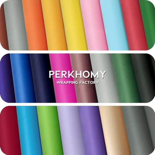 Light Blue Kraft Paper Roll 24" x 200' - 80GSM Craft Gift Wrapping Bulletin Board