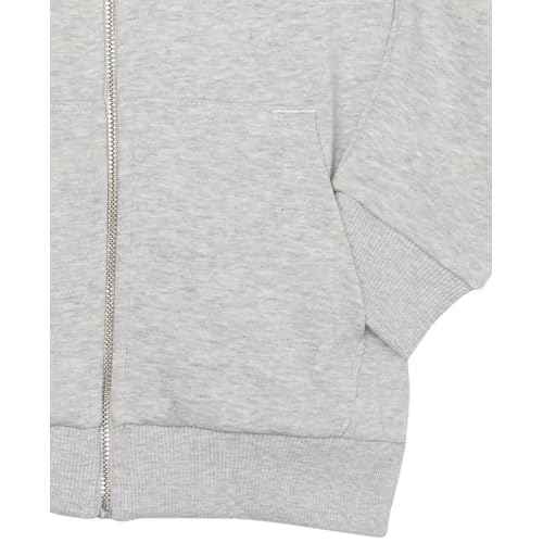 Lacoste Boys Classic Full-Zip Fleece Hooded Sweatshirt