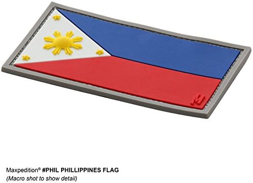 Philippines Flag Patch - Durable MAXPEDITION Tactical Emblem for Gear & Apparel