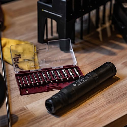 Tipton Ultra Jag Set with 13 Caliber Specific Cleaning Jags and Storage Case for Firearm Cleaning and Maintenance