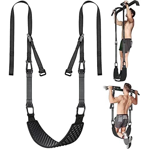 Kipika Pull Up Bands & Dip Belt with Weight Plate Holder - Durable, Adjustable Home Gym Equipment