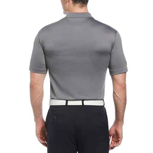 Callaway Men's Solid Opti-dri Short Sleeve Golf Polo Shirt with Stretch Fabric, Sun Protection, Extended (Sizes Small-4xl)