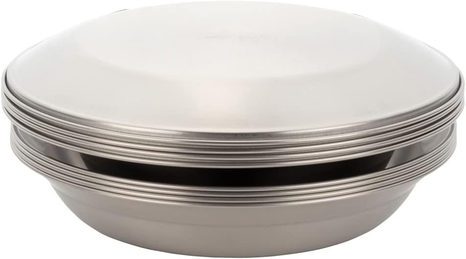 Snow Peak Tableware Set Single - Lightweight, Rust Resistant, and Durable - At Home or Group Camping