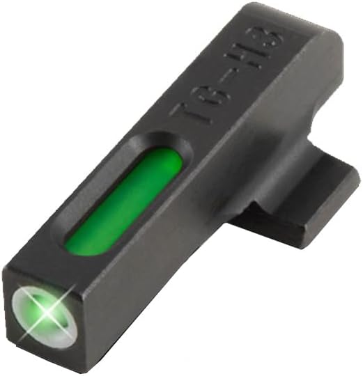 TRUGLO TFX Handgun Sight | Durable Shock-Resistant Compact Brightly Glowing Tritium & Fiber-Optic Xtreme Day/Night Sight for Handguns