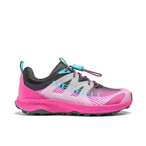 Merrell Kids' Agility Peak Trail Runners - Big Kid Charcoal Pink Shoes
