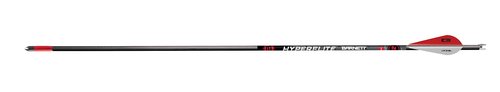 Barnett 22" Hyperflite Crossbow Arrows, Precision Hunting Bolts for Barnett Hyper Series Crossbows, with Red & White Heat Vanes, 5-Pack