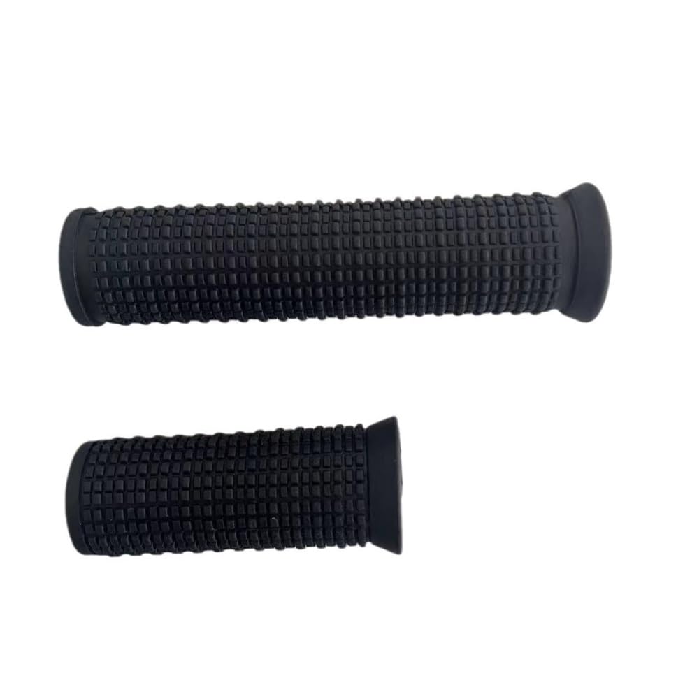 2Pcs Black Bike Bicycle Long/Short Handlebar Grips for Twising Shifter, Shockproof Anti Slip Parts, Cycling Parts and Components Anti Slip Soft Rubber Bike Grips (Long Short)