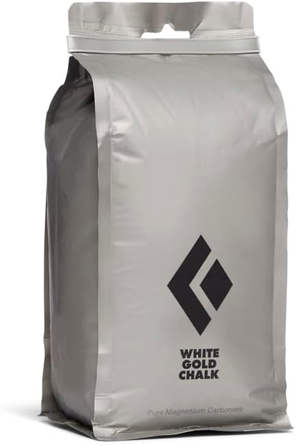 BLACK DIAMOND White Gold Loose Chalk for Rock Climbing, Bouldering, Weightlifting, Gymnastics, 300g