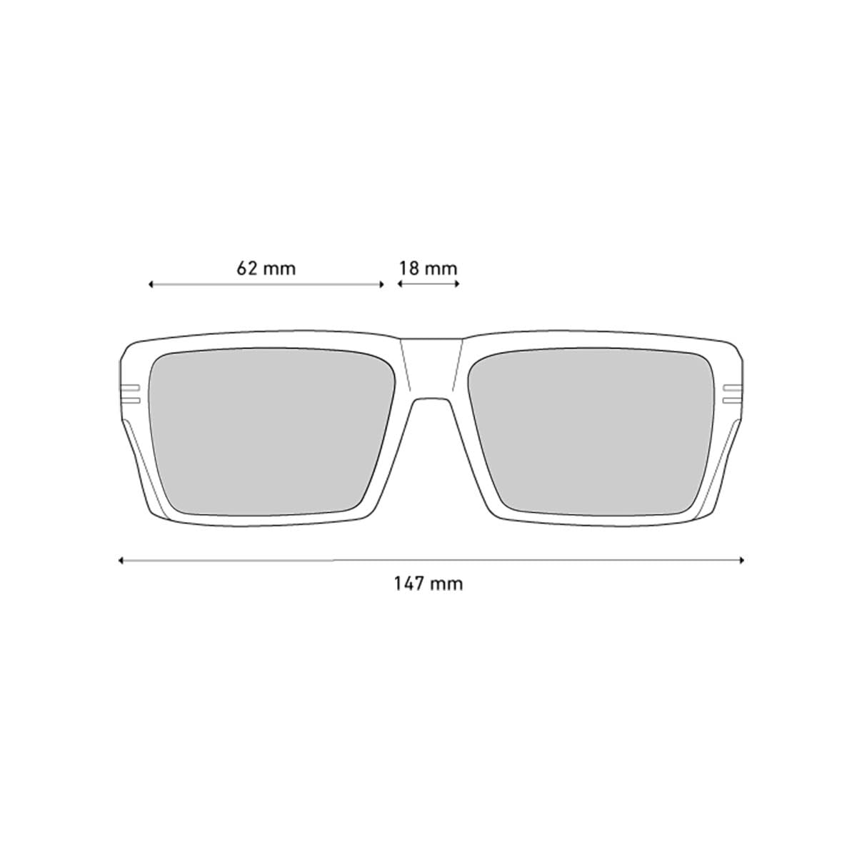 Spy Polarized Rectangular Rebar ANSI Matte Sand-Happy, Beige, Gray, One Size