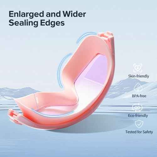 Adult Swimming Goggles,Leak-Proof,Anti-Fog Pool Glasses,Wide View Swim Goggles with Ear Plugs and Nose Clip