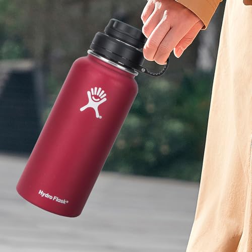 Chug Lid for Wide Mouth Water Bottles, Replacement Cap for Hydro Flask Wide Mouth Water Bottle 12 oz 16 oz 18 oz 32 oz 40 oz 64 oz AND YETI Yonder 20 oz 25 oz 34 oz 50 oz