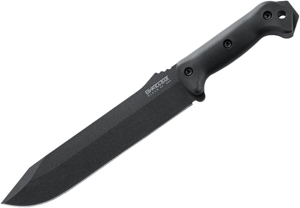 Ka-Bar Becker BK9 Combat Bowie Fixed Blade Knife, Black