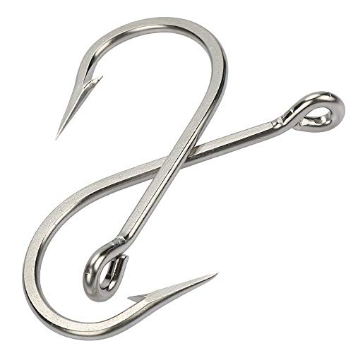 Saltwater Giant Shark and Alligator Hooks 20/0 Stainless Steel Big Game Fishing Hooks - 1 Piece