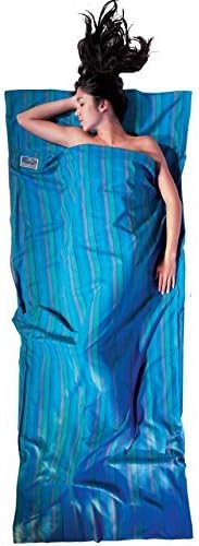 Cocoon Cotton TravelSheet (Cactus Blue, 86-Inch x 35-Inch)