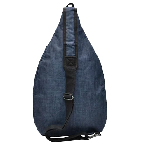 Nupouch Rucksack Pickleball Bag, Anti-Theft Crossbody Sling, USB Charging Connector Port, Backpack, Soho Collection Navy