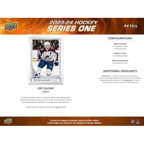 Upper Deck 2023-24 Series 1 Hockey Card Collector's Tin