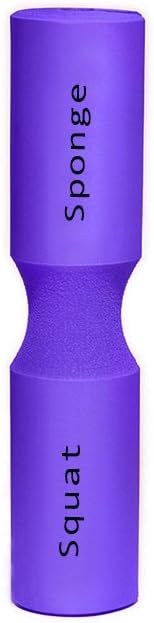 Squat Sponge 18"long Purple, 3.5” diameter & 1.25"thick Olympic Barbell Pad