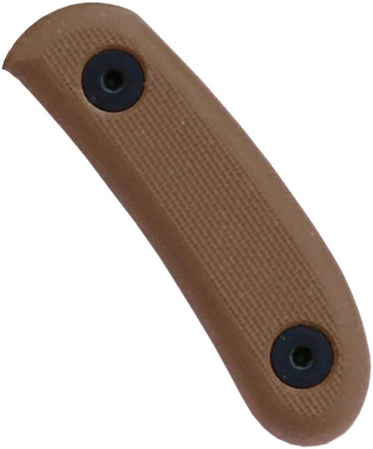 ESEE Candiru Knife Handle Scales, Compatible with Fixed Blade Hunting Knife, Camping Knives Grip Upgrade for Survival, Tactical, Hiking & Outdoor Use, Cool Gifts for Men (Orange G10)