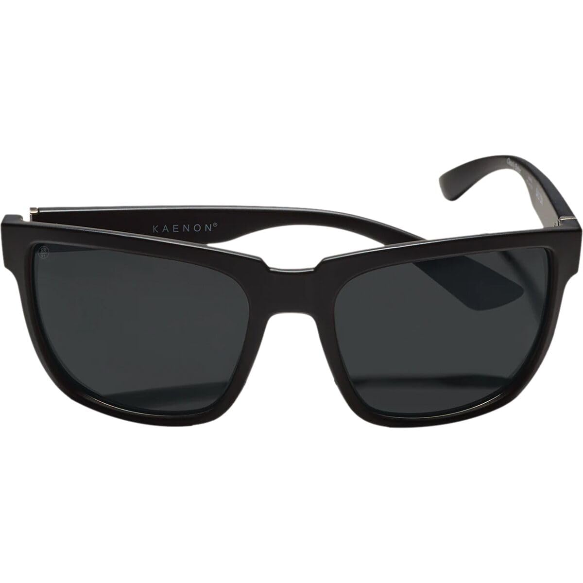 Kaenon Mens Salton Square Polarized Sunglasses (Matte Black, Grey 12%)