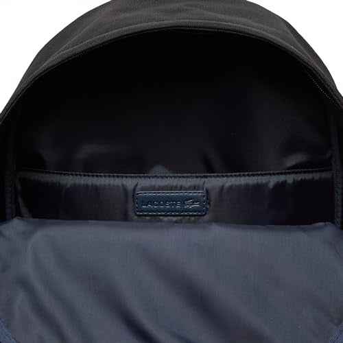 Lacoste Men's Sinpople Monogramme Backpack, Black, One Size
