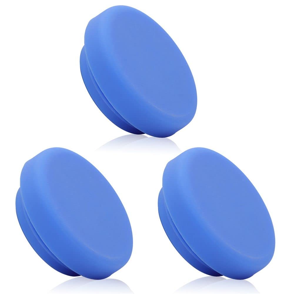 3PCS 5 Gallon Water Jug Cap, Reusable Silicone 55mm Water Bottle Snap Caps No Spill Top Cover Anti-Splash No Leak Convenient Easy to Install