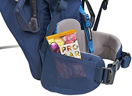 Kelty Journey PerfectFit Child Carrier Backpack, Adjustable Suspension with Hipbelt, 5 Point Safety Harness, Large Zippered Mesh Pockets (Dark Shadow)