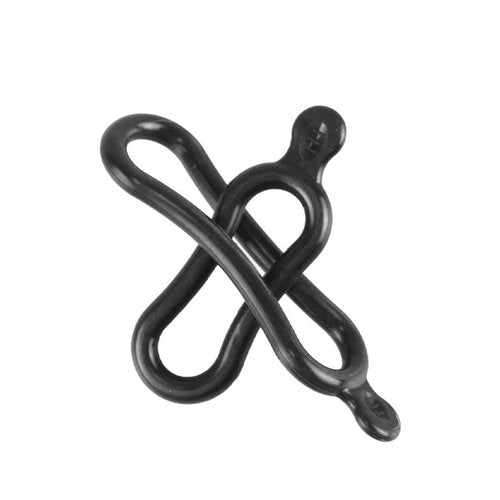 HOUSON 30PCS Flashlight Mounts Bicycle Light Silicone Rubber Straps 3 Type Cycling Rubber Mount Band for Flashlight Helmet Light Sets Water Bottle Holder Black