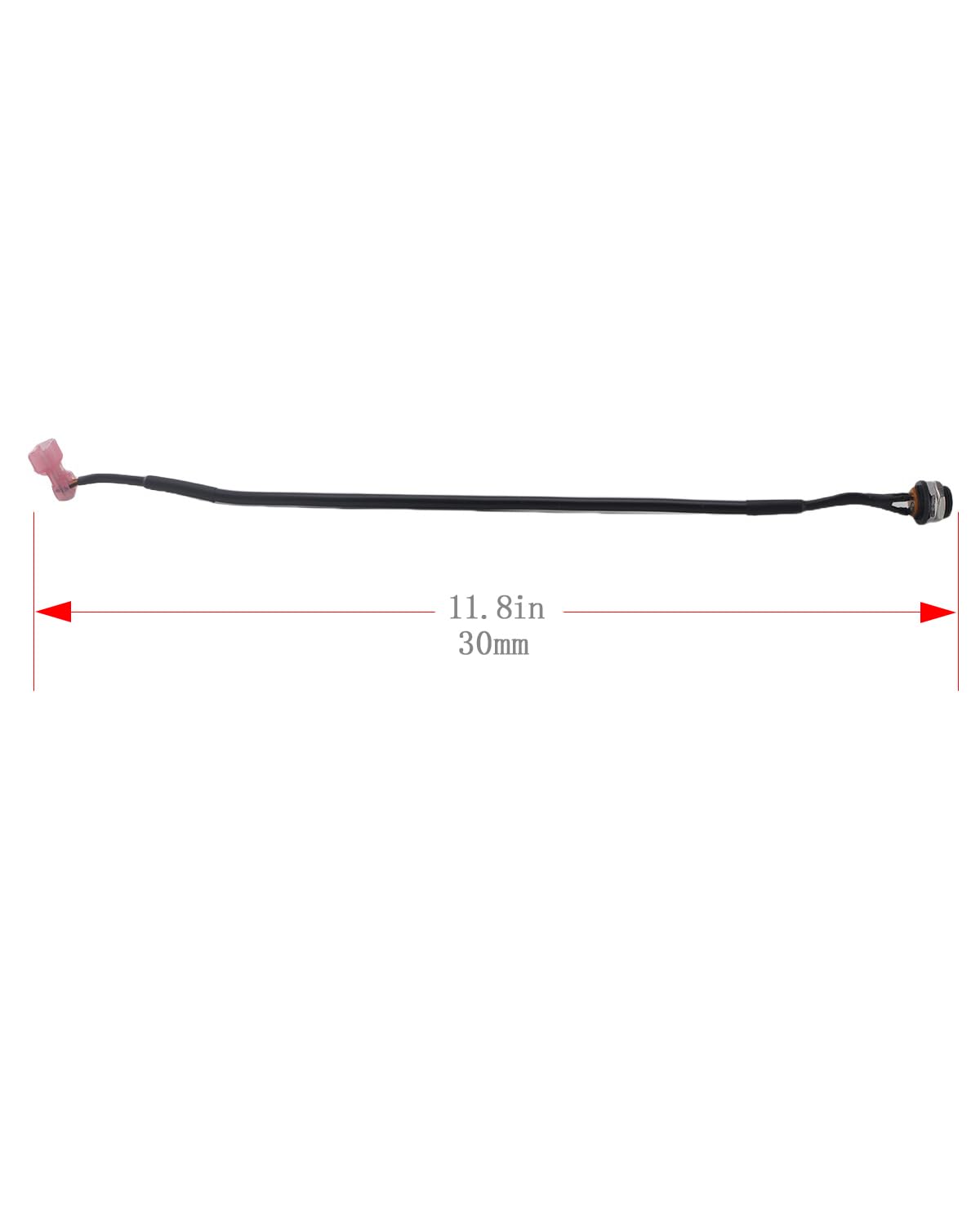 290160 DC Power Jack Wire Harness, Compatible with NordicTrack, ProForm, FreeMotion, Epic Elliptical Machines – Replaces Lower Power Port Connector, 11.8in Cable