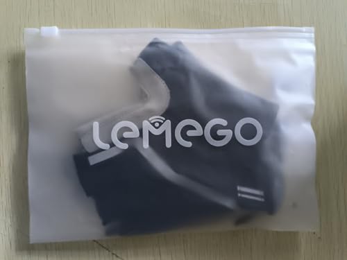 LEMEGO Anti-Slip Shock-Absorbing Bike Gloves for Men and Women - Breathable Half Finger Cycling Gloves With Reflective Strips (Blue, M)