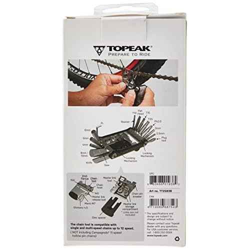 Topeak Unisex's PT30 Tools, Black, One Size
