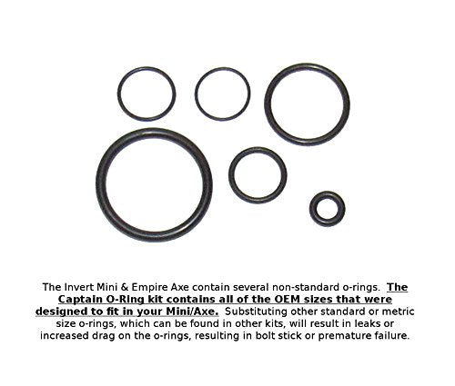 Invert MINI/Empire Axe - 5X Box Oring Rebuild Kit