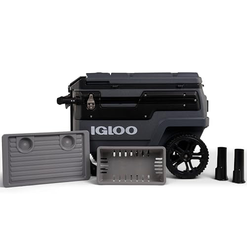 Igloo Trailmate Journey 70 Qt Cooler, Carbonite