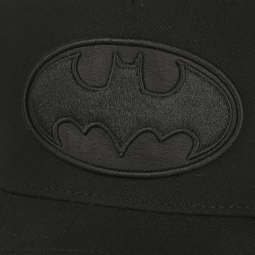 Bioworld Batman Symbol Embroidery with Pu Inlay Poly Wool B104 A Frame Snapback