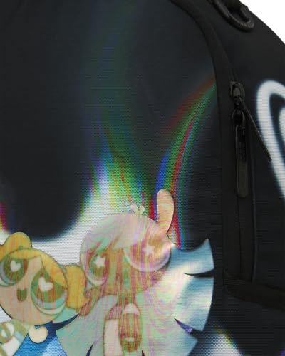 Sprayground Powerpuff Girls Backpack with Laptop Compartment and Adjustable Straps
