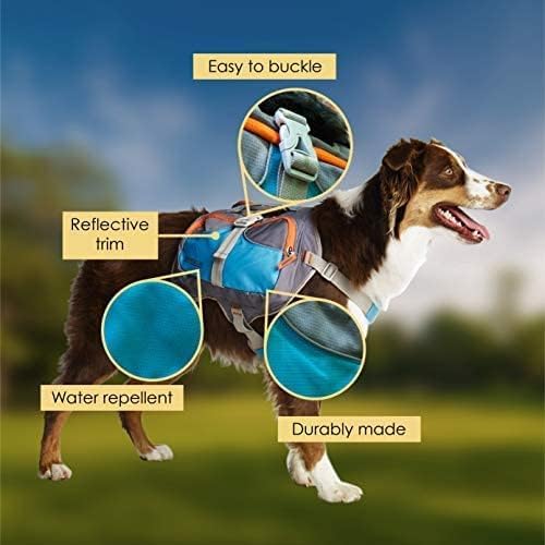 Large Blue Cesar Millan Dog Backpack | Durable Pet Carrier for Hiking & Travel