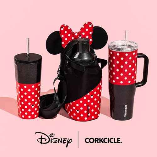Corkcicle Crossbody Water Bottle Sling Bag - Adjustable Strap - Padded Interior Pocket - Fits 16 oz to 40 oz Tumblers - Summer Drinkware Gift