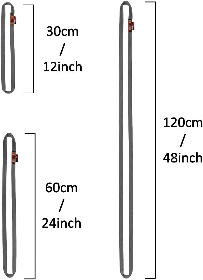 16mm Nylon Sling Runner - GM CLIMBING 22kN / 4950lbf CE UIAA Certified for Climbing