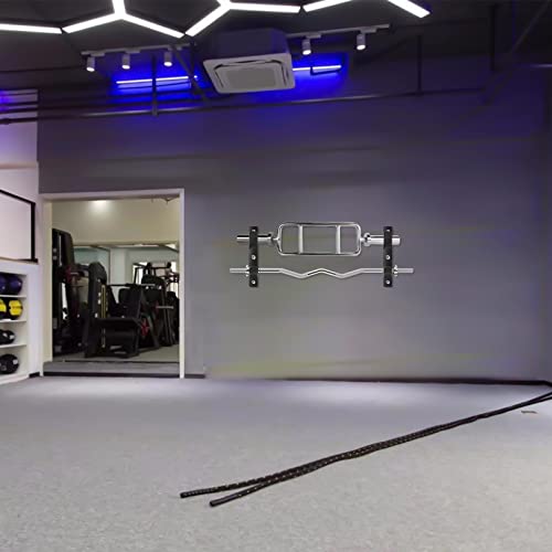 Wall Mounted Horizontal Barbell Holder - 1 Pair B.2 Bar Storage Rack