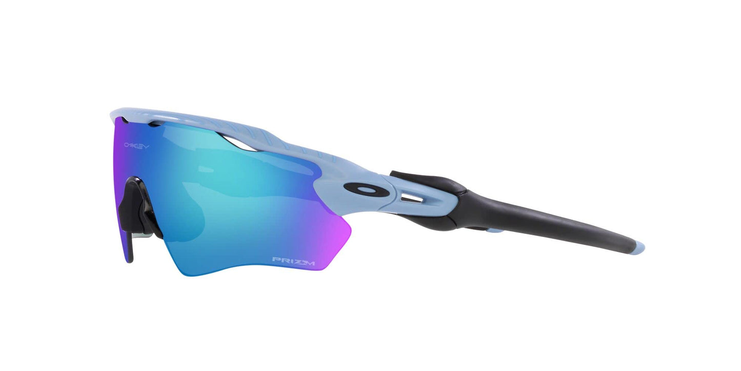 Oakley Youth Oj9001 Radar Ev Xs Path Rectangular Sunglasses, Matte Stonewash/Prizm Sapphire, 31 mm