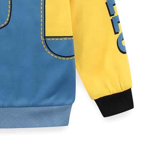 Minions Boys Zip Up Hoodie for Toddler and Big Kids